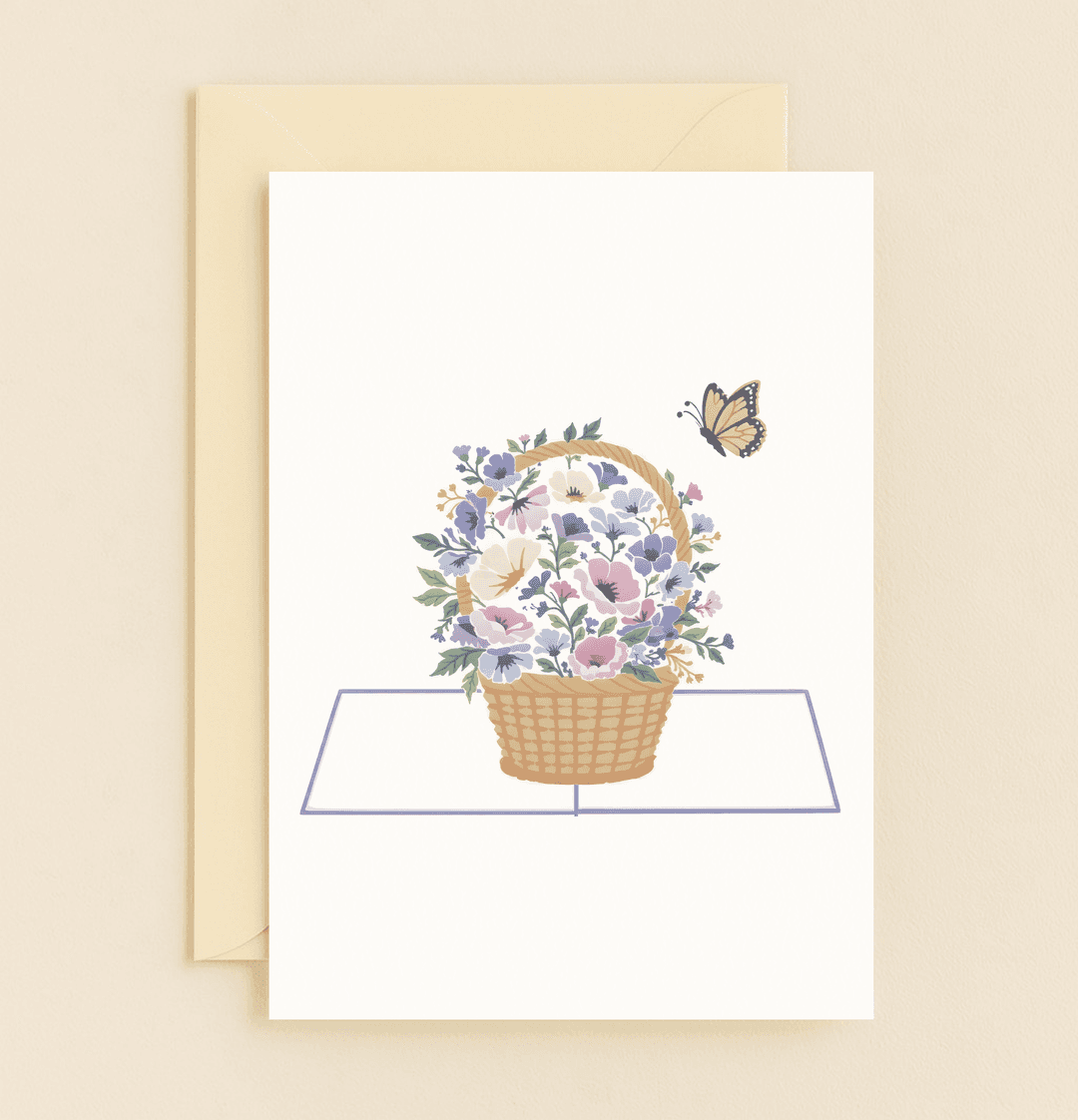 Celebrate Mother's Day with our "Blooming Beauty: A Gift of Love" card, showcasing vibrant flowers and a graceful butterfly for a heartfelt, nature-inspired gesture.