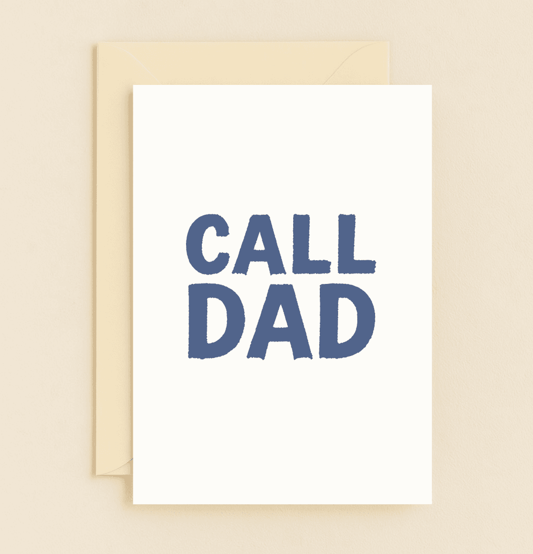 Celebrate Father's Day with a smile using this bold, pun-filled card urging you to "CALL DAD" and dial up the love.